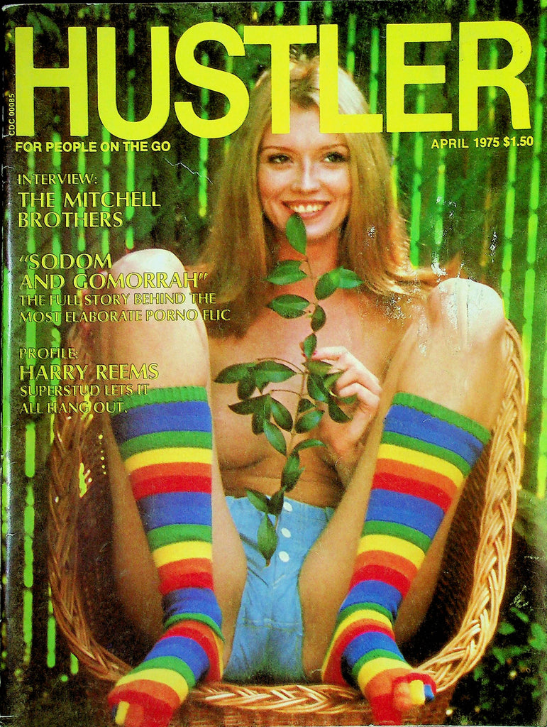 Hustler Magazine The Mitchell Brothers Interview & Harry Reems April 1975 120924RP