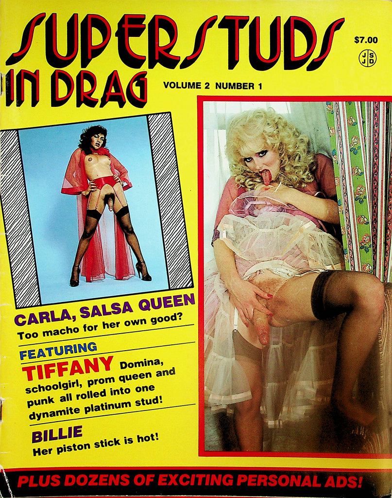 Super Studs In Drag Magazine  Billie Her Piston Stick Is Hot!  vol.2 #1  1983 J. Jordan    042024lm-p