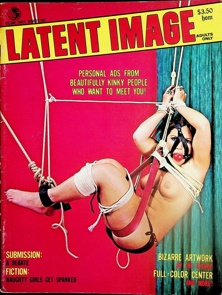 Latent Image Bondage Contact Magazine Beautiful Kinky People / Bizarre Artwork By The Bishop  vol.3 #1 1972 by HOM    012025lm-p