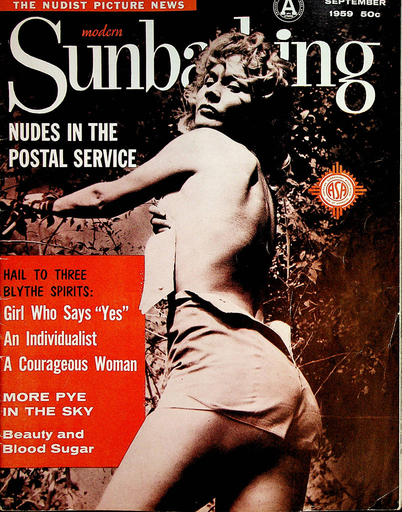 Modern Sunbathing Magazine  Girl Who Says "Yes"  September 1959   072226lmp-GSC