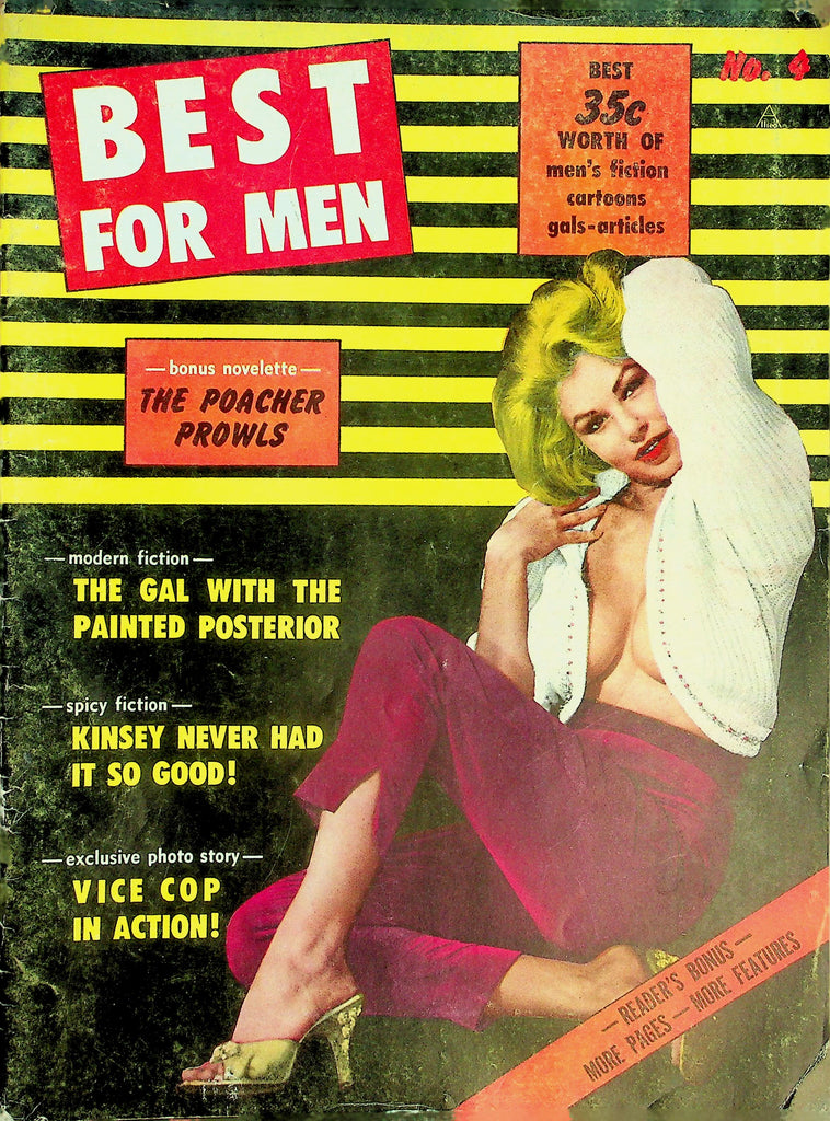 Best For Men Magazine   Barbara Baxter  #4  June 1962     012326lmp