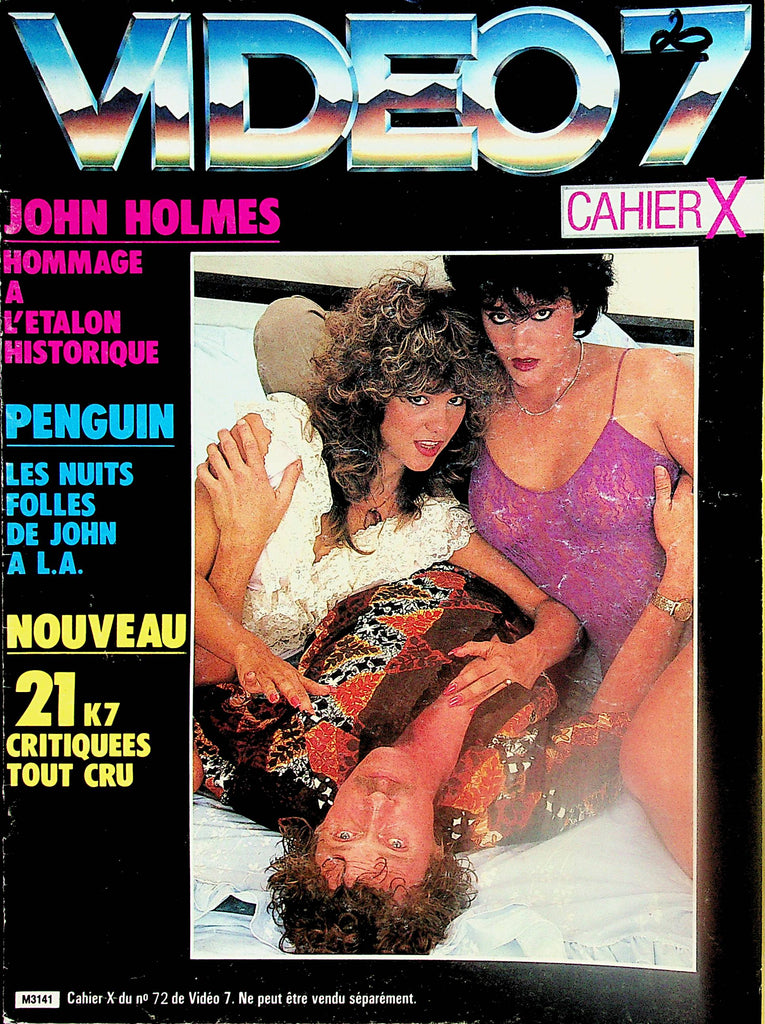 Video 7 French International Magazine  John Holmes  #72 1980's      012424lm-p