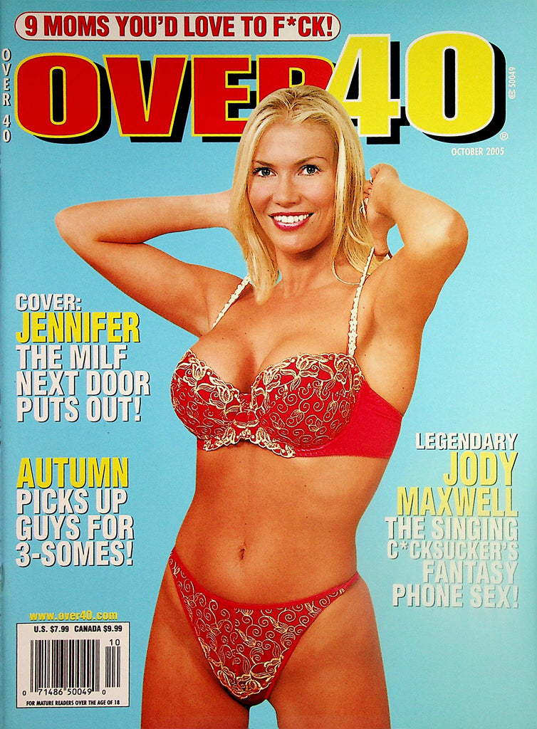 Over 40 Magazine  Cover Slut Jennifer  - Hot MILF Pussy   October 2005      030224lm-p