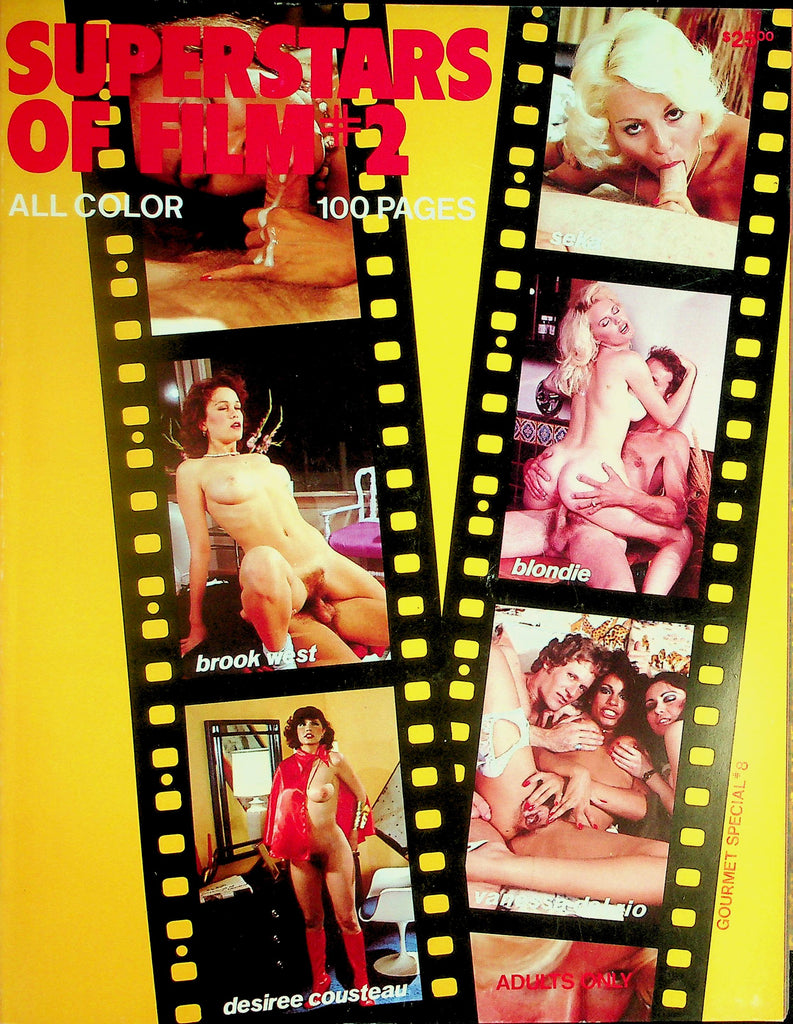 Superstars Of Film Magazine  Seka, Lisa De Leeuw, Blondie,Vanessa Del Rio, Blondie    100 Pages!  #2 1980's  Gourmet Special   102226lmp-GSC