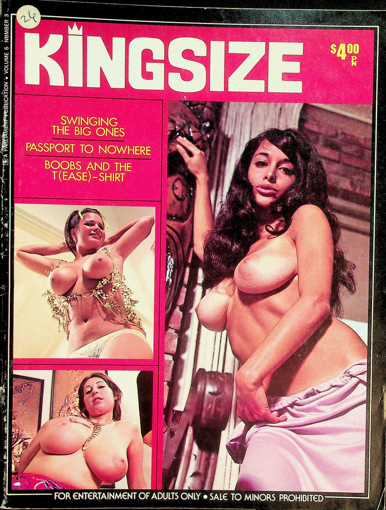 Kingsize Busty Magazine  Joyce Gibson, Candy Samples, Karen Brown & More!  vol.6 #3 1975  Parliament 081026lmp-GSC