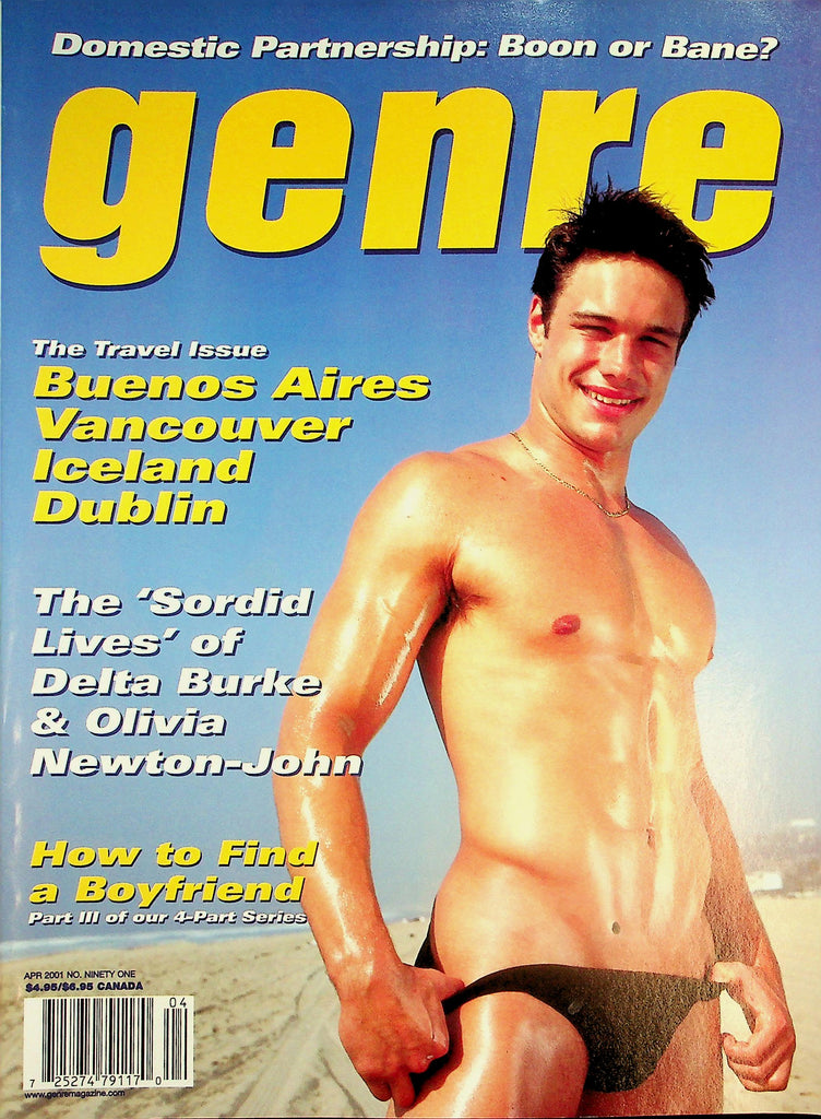 Genre Gay Interest Magazine   The Travel Issue / How To Find A Boyfriend  April 2001       042326lmp