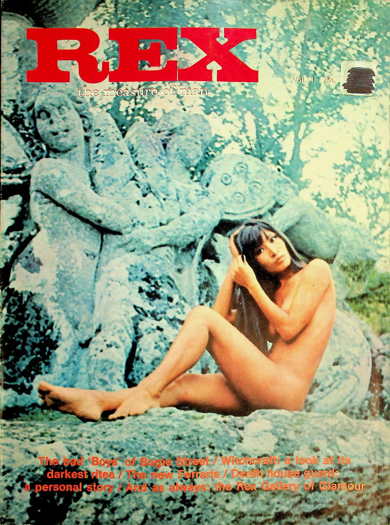 Rex Magazine  Gallery Of Glamour, Boys of Boogie Street, Witchcraft & More!  vol.1 #5 1970      022026lmp