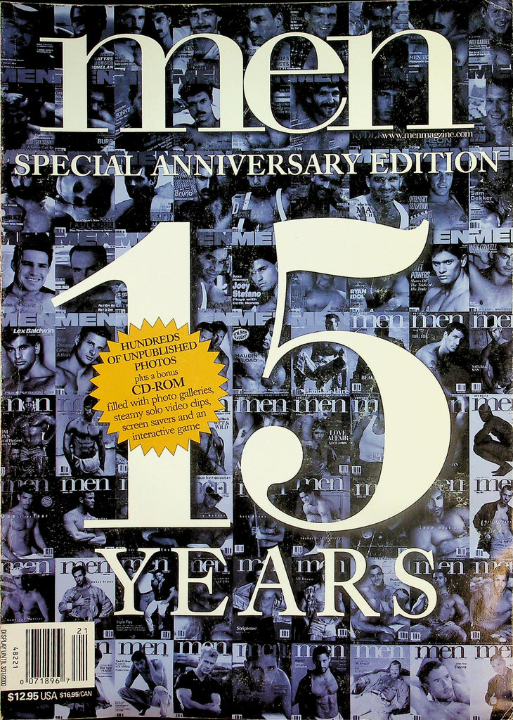 Men Gay Magazine  Special Anniversary Edition 15 Years! Billy Brandt, Tom Chase, Joey Stefano & More!  1999    032426lmp