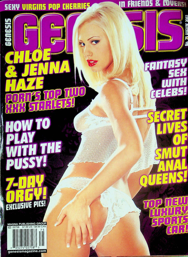 Genesis Magazine Chloe & Jenna Haze August 2003 #75 042024RP