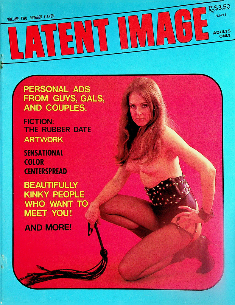 Latent Image Contact Fetish Magazine   Kinky People Want To Meet You   vol.2 #11  1972  by HOM   012924lm-p