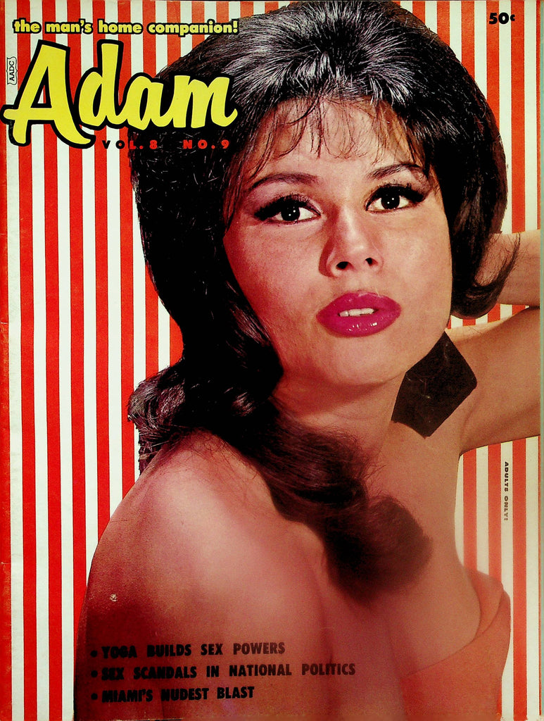 Adam Magazine  Cover Girl Maria Rodriquez  vol.8 #9  1964    110325lm-p