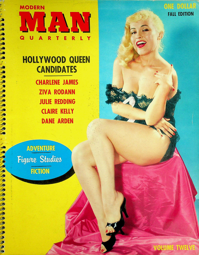 Modern Man Quarterly Magazine  Dane Arden, Ziva Rodann, Julie Redding  Fall Edition  1958    050926lmp