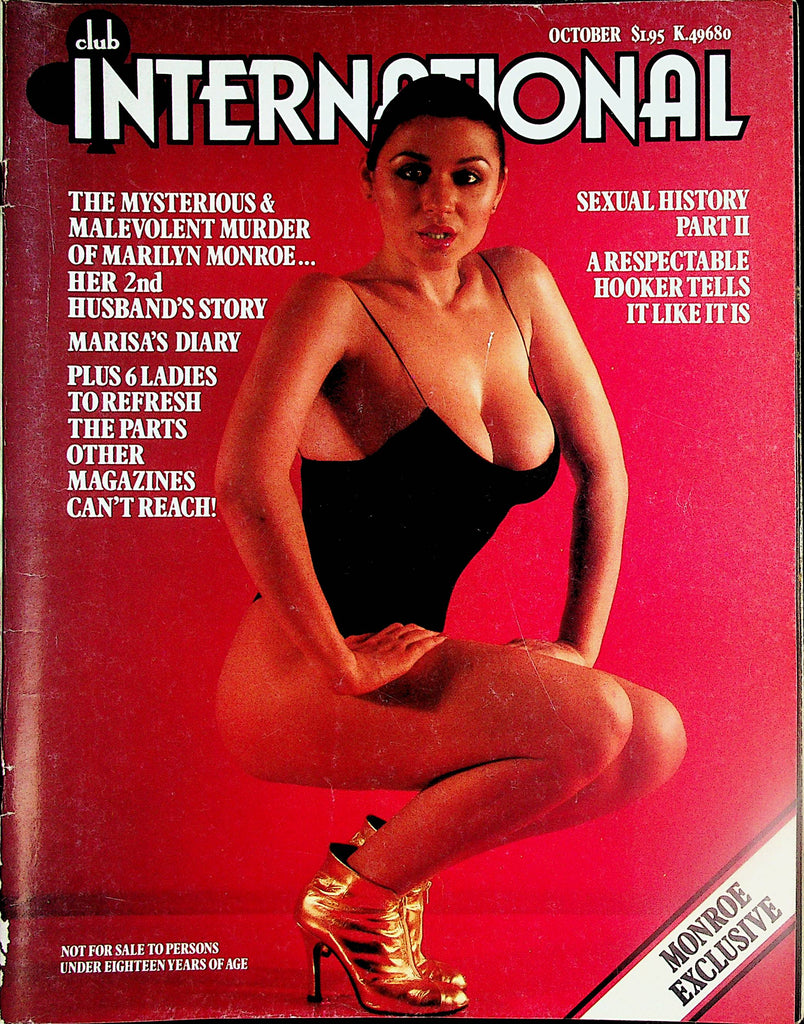 Club International Magazine   Marilyn Monroe Exclusive  October 1977  Paul Raymond  020624lm-p