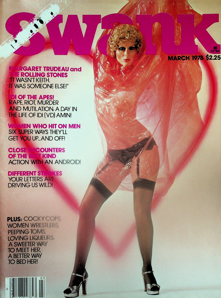 Swank International Magazine  Centerfold Girl Caroline / Margaret Trudeau & The Rolling Stones  March 1978     121125lmp2