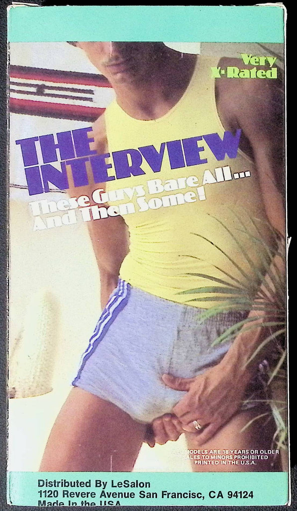 The Interview These Guys Bare All... And Then Some! Gay VHS 100824JKVHS4