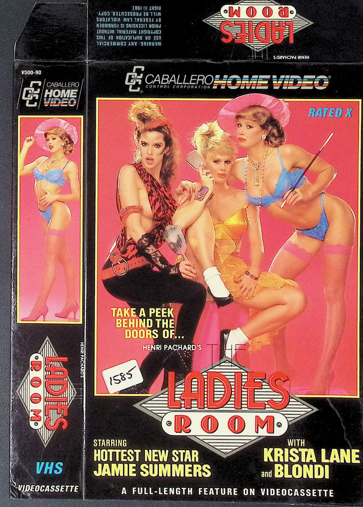 Henri Pachard's Ladies Room Jamie Summers Krista Lane Adult VHS Caballero Home Video 042026AKVHS2