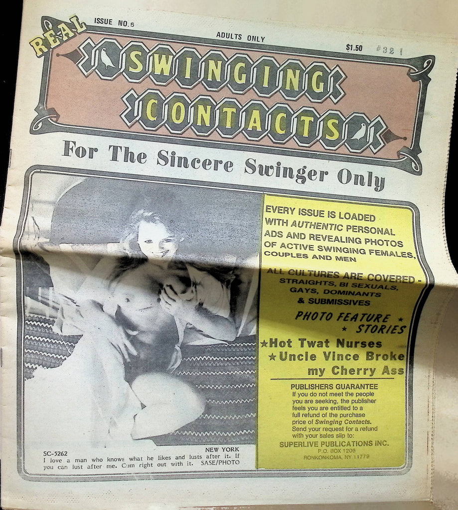 Swinging Contacts Issue 6 1983 Sincere Swingers Only Fetish Men's Adult Newspaper -081524AMP2
