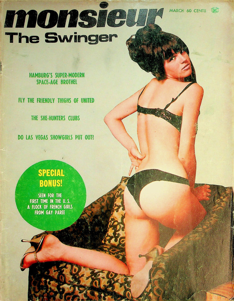 Monsieur The Swinger Magazine  Covergirl Lynn  March 1968   032426lmp