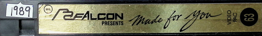 Made for You 1989 Brad Mitchell, Butch Taylor, Danny Brown Falcon Gay Male VHS 100124AMPVHS
