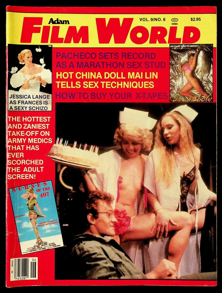 Adam Film World Adult Movie Magazine V9, #6 June 1983 Jessica Lange & More 083126hrp-59