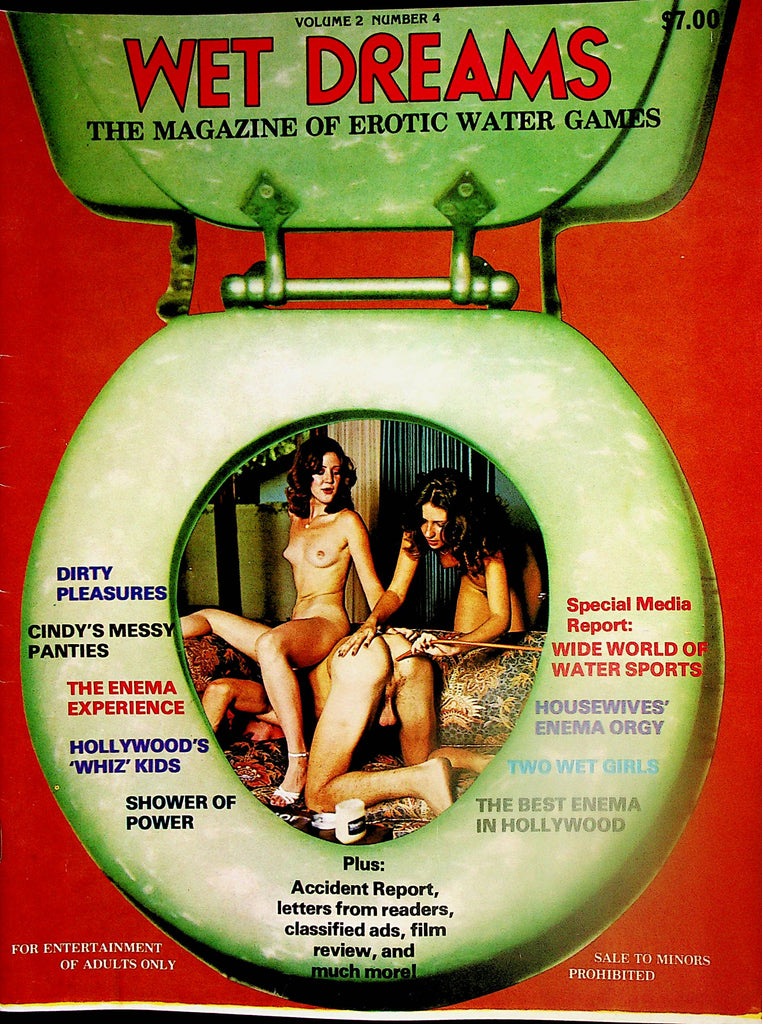 Wet Dreams Magazine  Pleasures  vol.2 #4  1970's    81624lm-p