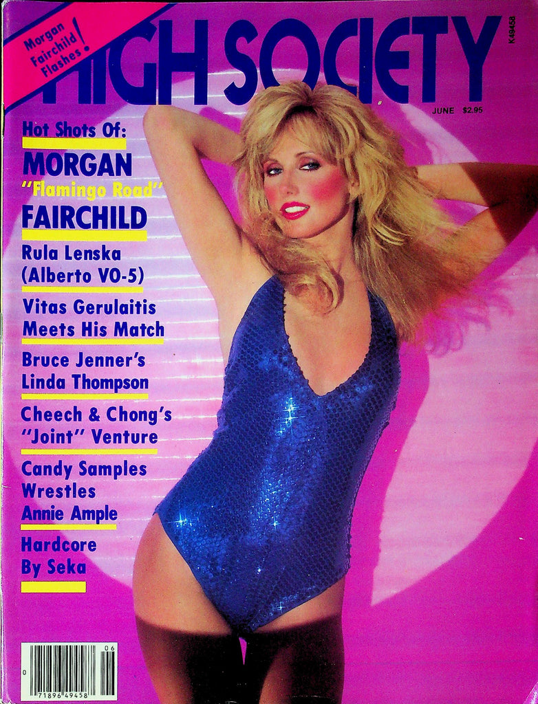 CLEARANCE High Society Magazine Ft. Morgan Fairchild & Rula Lenska June 1981 081225RP-