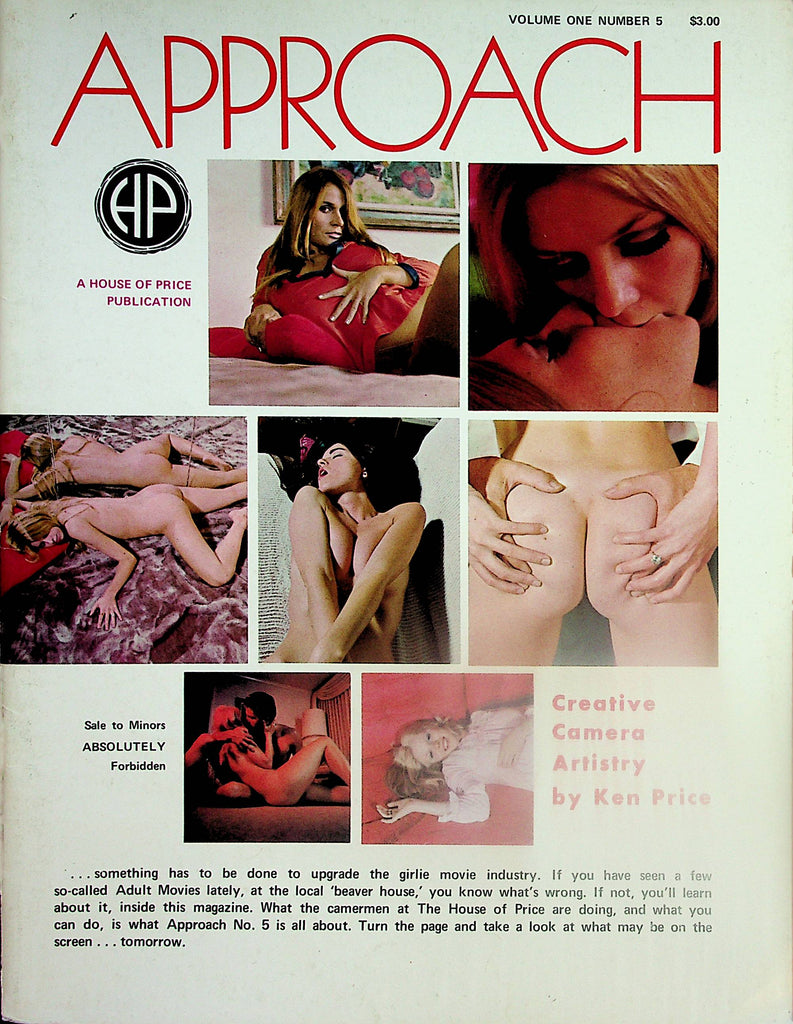 Approach Magazine  Uschi Digard / Creative Camera Artistry by Ken Price  vol.1 #5  1970's by House Of Price       022024lm-p