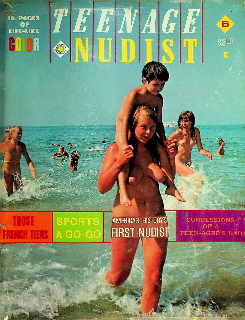 Teenage Nudist 18+ Magazine  American History's First Nudist / Sports A Go-Go   #6 1964   102126lmp-GSC