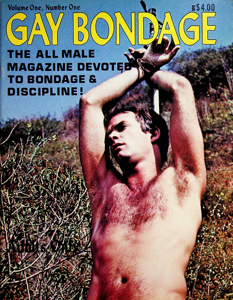 Gay Bondage Magazine   All Male Bondage & Discipline  vol.1 #1  1974      072823lm-p
