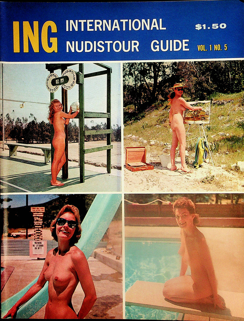 ING International Nudistour Guide  Magazine  Candid Views Of A Summer Season  vol.1 #5 1960's    100924lm-p