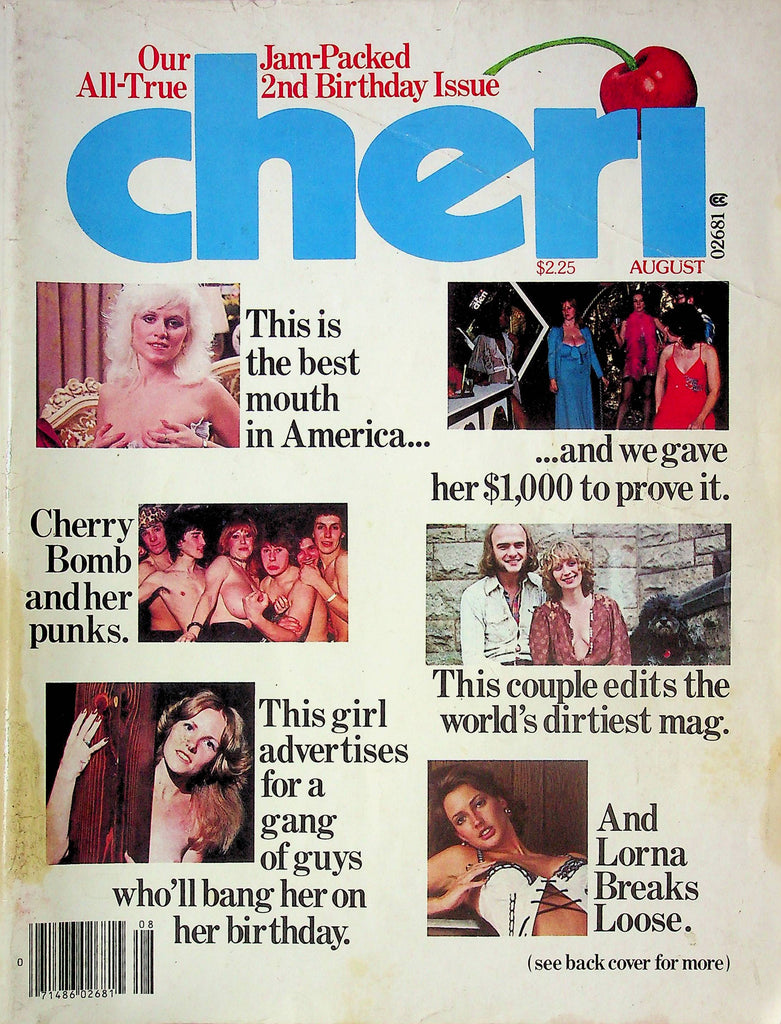 Cheri Adult Digest Magazine 2nd Birthday Issue August 1978 060624RP