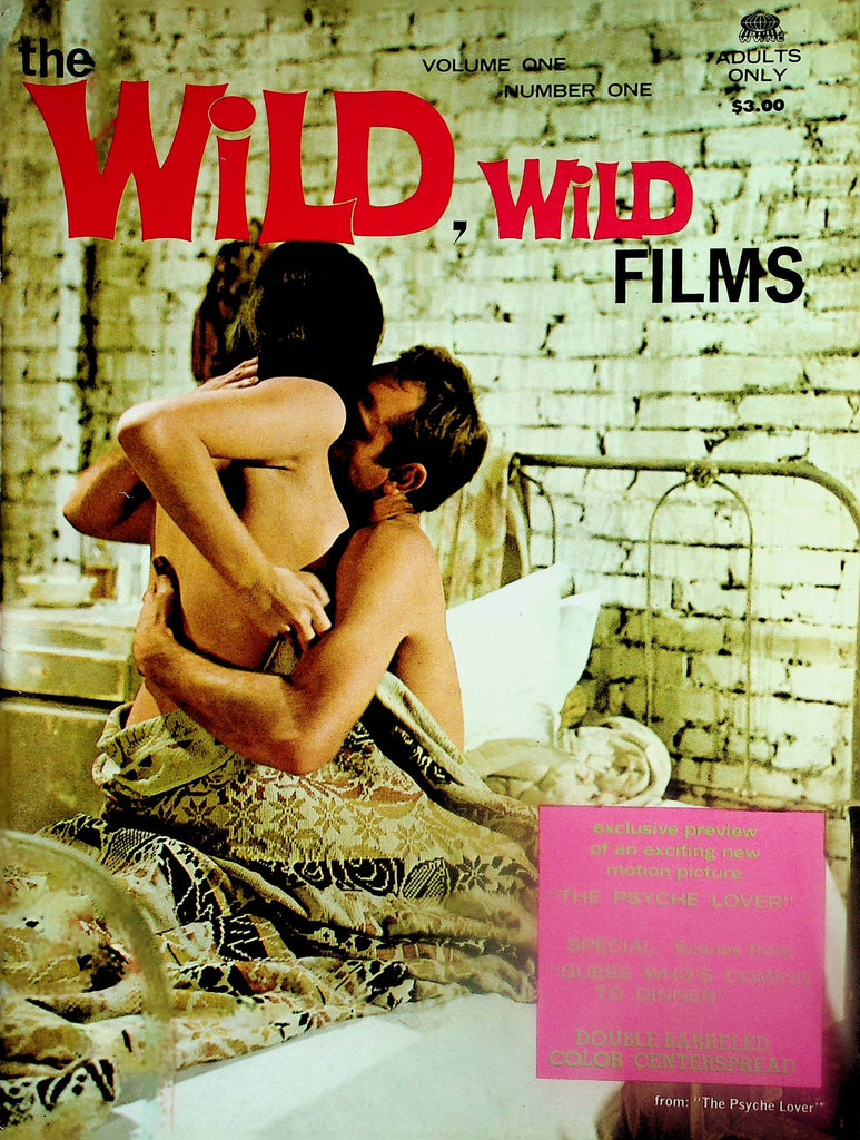 The Wild Wild Films Vintage Magazine  "The Psyche Lover"  vol.1 #1  1968    091825lm-p