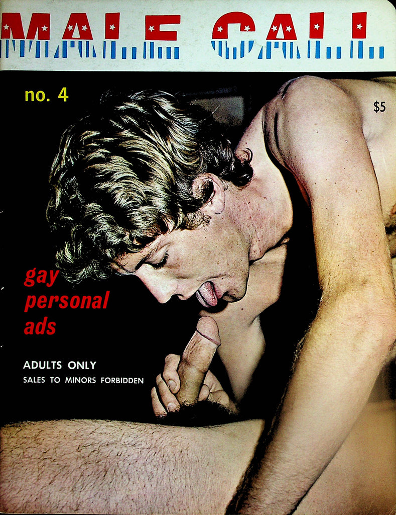 Male Call Gay Vintage Magazine and Personal Ads  #4  1972  100124lm-p