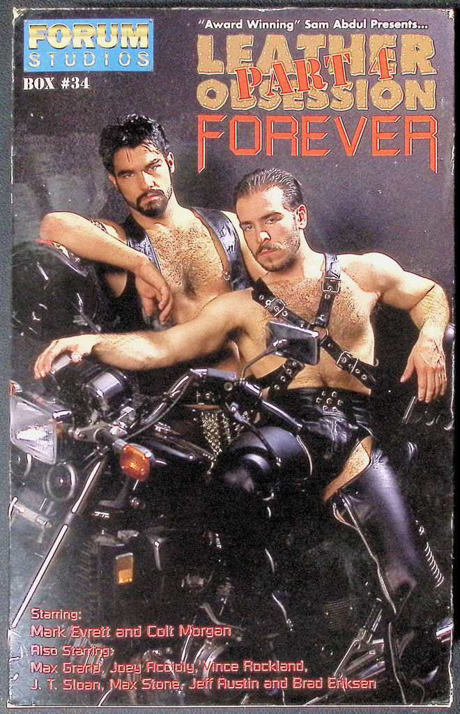 Leather Obsession Forever Part 4 Forum Studios Gay VHS 1995 102424JKVHS2