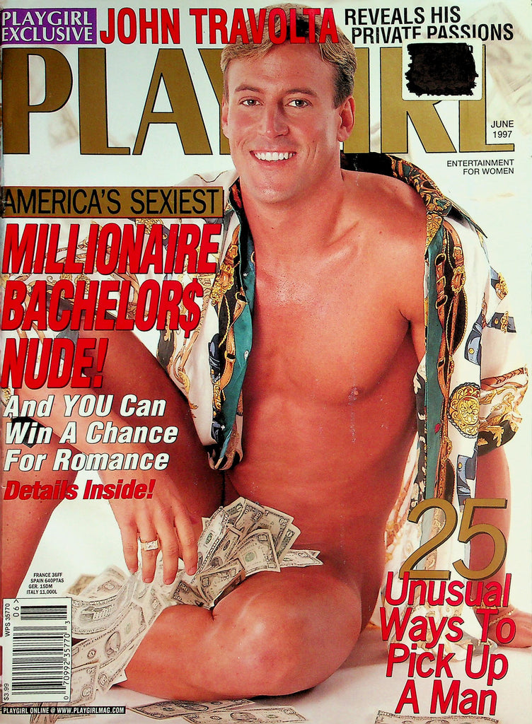 Playgirl Magazine   America's Sexiest Millionaire Bachelors Nude! / John Travolta   June 1997   042026lmp