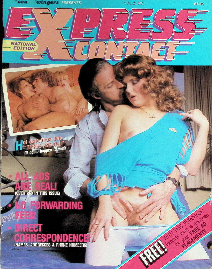 Express Contact Magazine Vol 2 #1 1987 Swinger Ads Across the States  091426LLP