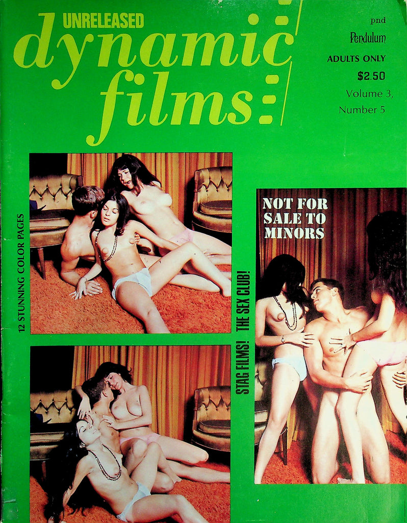 Unreleased Dynamic Films Magazine  Blow Me Down! / Smut For Sale  vol.3 #5 1970  082226lmp-GSC