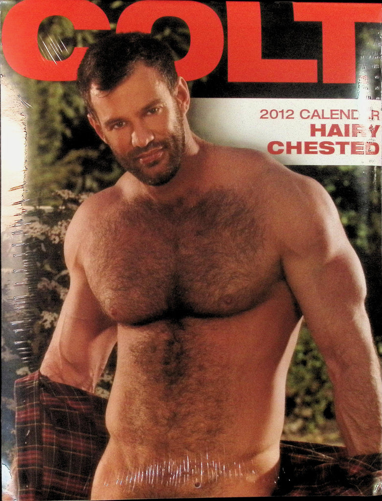 Colt Studio Hairy Chested 2012 Wall Calendar Gay Man BIG Hunky Buff Men 041326AMP