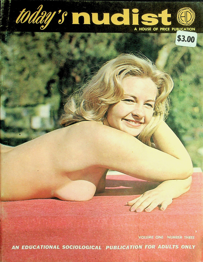 Today's Nudist Magazine  Why Become A Nudist?  vol.1 #3 1960's    081826lmp-GSC