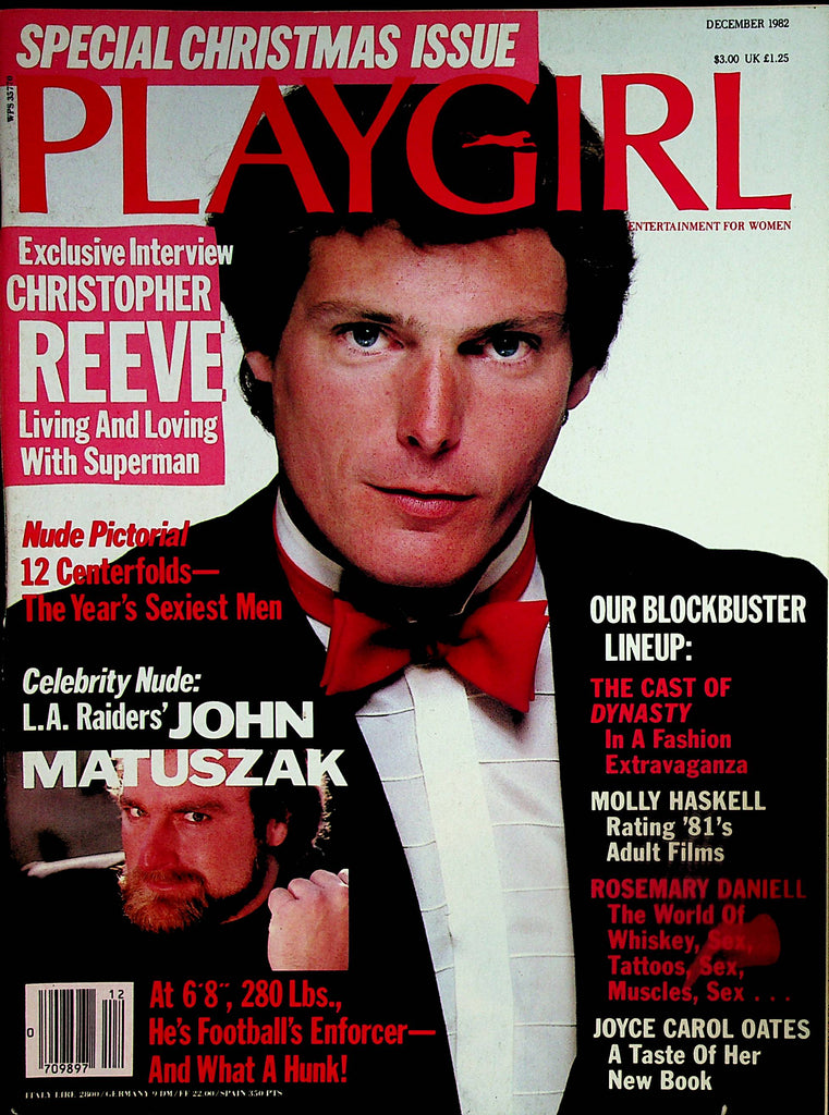 Playgirl Magazine  Christopher Reeve  December 1982   Special Christmas Issue    102123lm-p