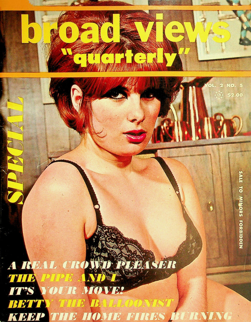 Broad Views "Quarterly" Special Magazine  Happiness Is A Thing Called Jill / Centerfold Girl Glenda  vol.2 #5 1967   032326lmp