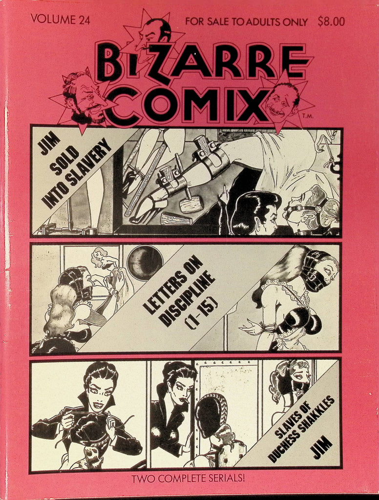 Bizarre Comix Vol 24 1986 Letters on Discipline 1-15 Slaves of Duchess Shakkles JIM Illustrated BDSM Bondage Comic Magazine 100225AMP