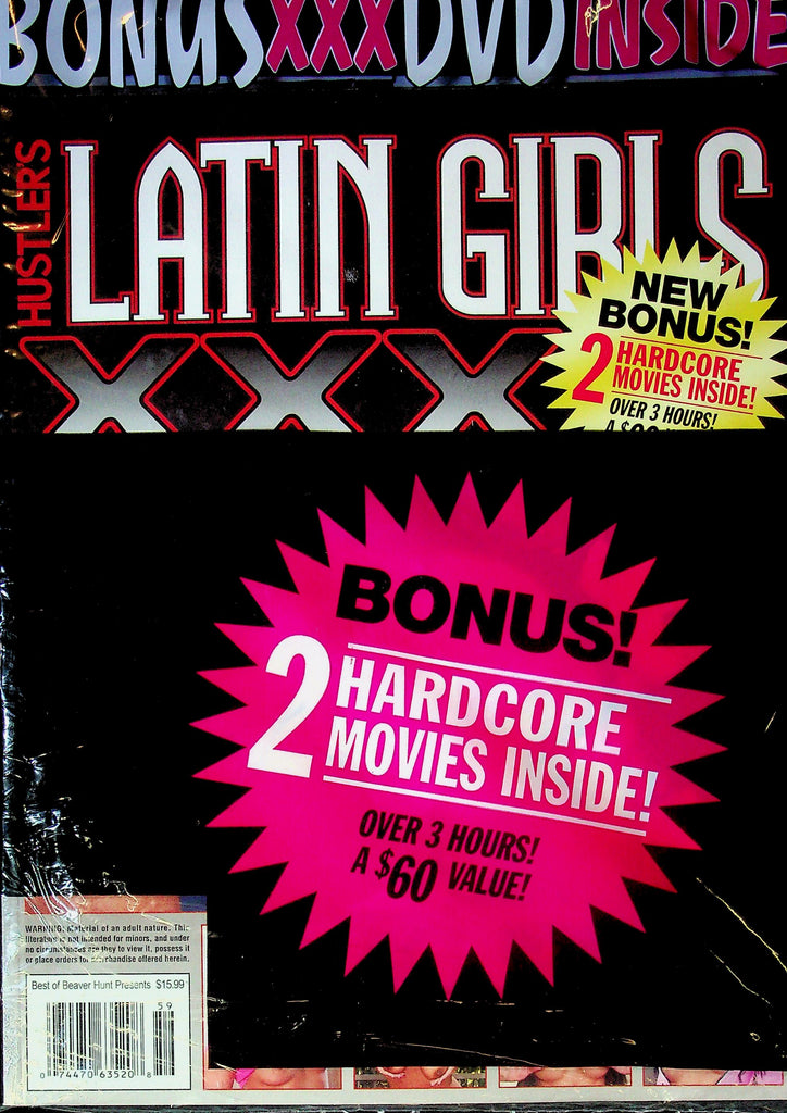 Hustler's Latin Girls XXX Magazine Vol.1 No.8 Sealed W/DVD 070725RP-