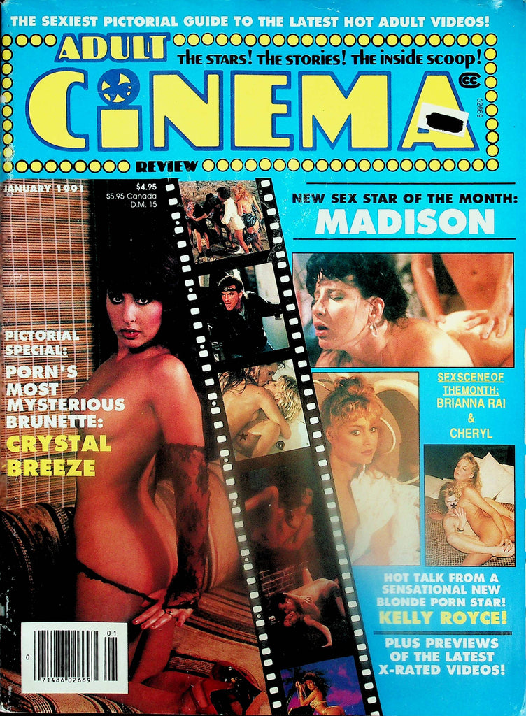 Adult Cinema Review Magazine  Crystal Breeze, Raquel Darrian, Ashly Gere & More!  January 1991       090225lm-p