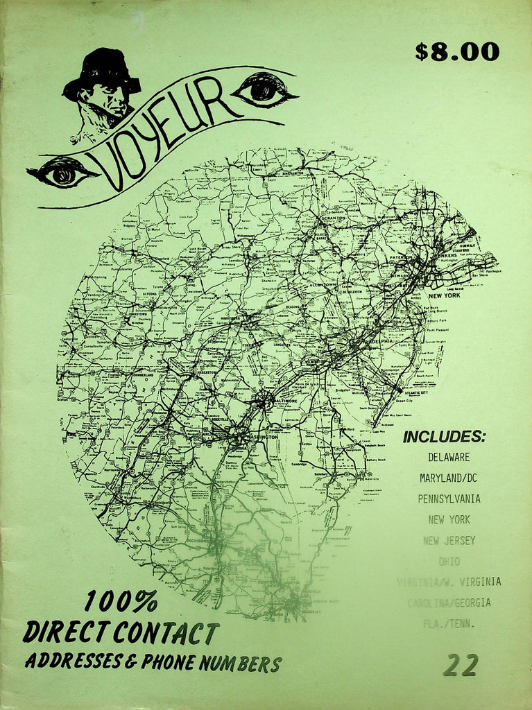 Direct Contact Magazine   From Delaware To Florida  #22  1980's  091525lm-p