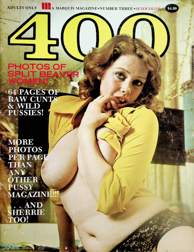 400 Magazine   Raw & Wild Pussies!  #3  1975 062125lm-p
