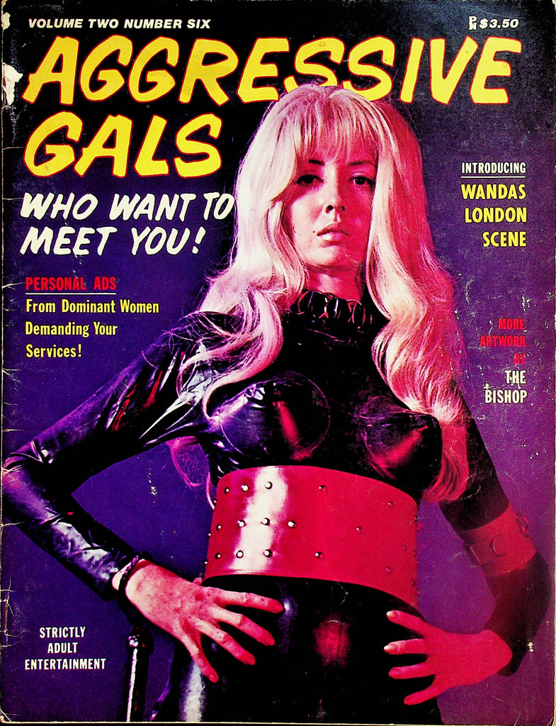 Aggressive Gals Who Want To Meet You Contact Magazine  Dominant Women  vol.2 #6  1973 by HOM     121823lm-p2