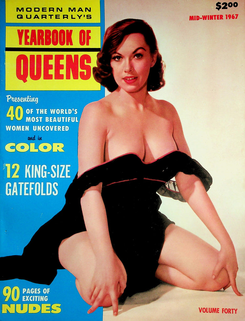 Modern Man Quarterly's Yearbook Of Queens Magazine Most Beautiful Women/ 12- King-Size Gatefolds  Mid-Winter 1967      050826lmp