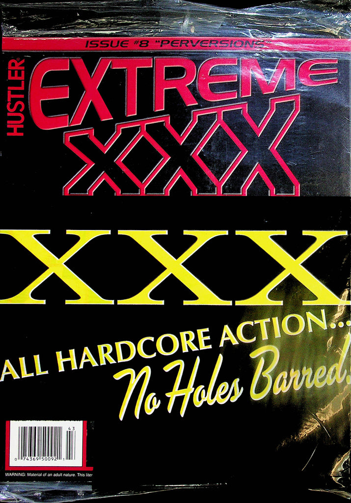 Hustler Extreme XXX Magazine  "Perversions"  #8  1990's  new/sealed   113024lm-p