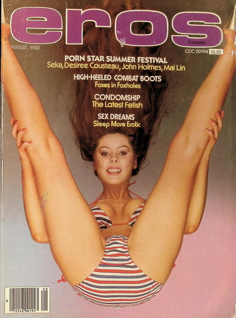 Eros Magazine August 1982 Desiree Cousteau John Holmes Mai Lin 122425AMP